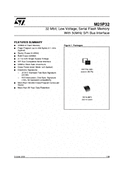 DataSheet M25P32 pdf